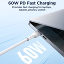 JOYROOM SA26-CC3 Flash Charge Series 60W USB-C / Type-C to USB-C / Type-C Fast Charging Data Cable.