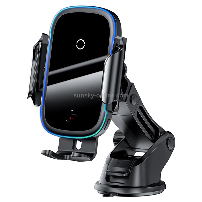 Baseus Light Electric Car Bracket Qi Standard Wireless Charger .
