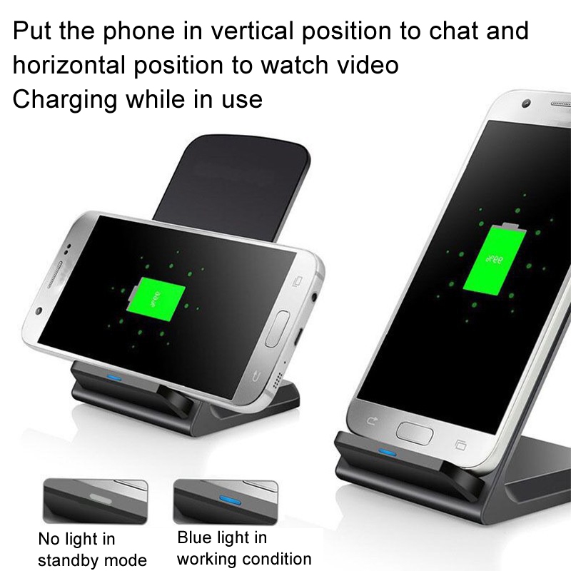 15W Desktop Wireless Charger Mobile Phone Wireless Fast Charging Bracket.
