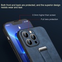 For iPhone 15 Pro Max SULADA Tide Cool Series PC + Leather Texture Skin Feel Phone Case.