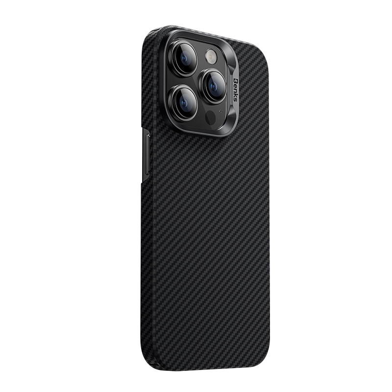 For iPhone 15 Benks  MagSafe Magnetic Kevlar Carbon Fiber Phone Case.