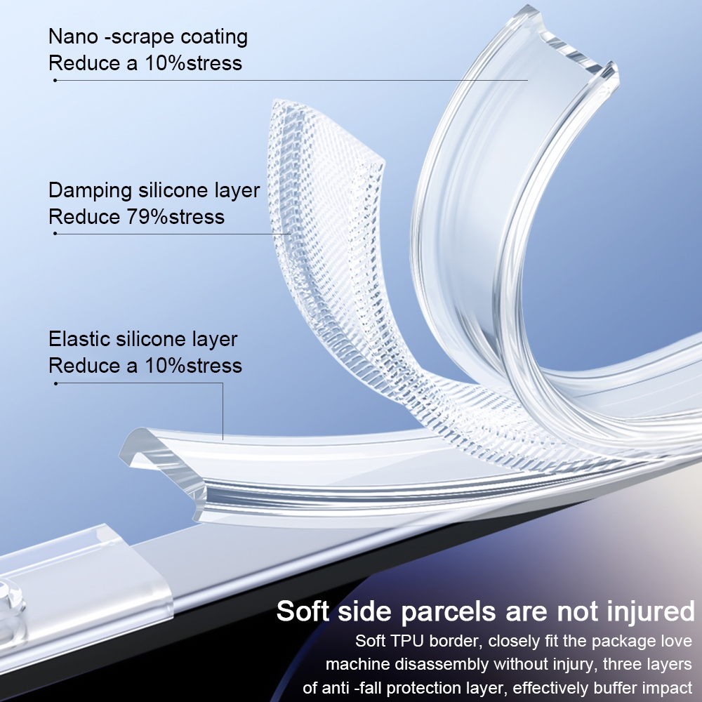 For iPhone 15 Pro TOTU PC-04 Crystal Shield Series TPU + PC Phone Case.