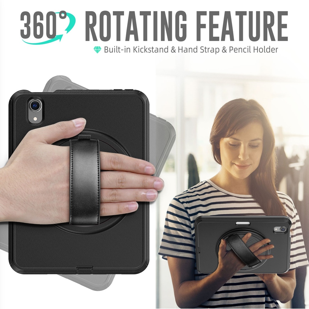 For iPad mini /4/5/6 Shockproof TPU + PC Tablet Case.