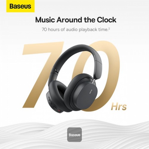 Baseus Wireless Headphones Bowie D05 Grey.