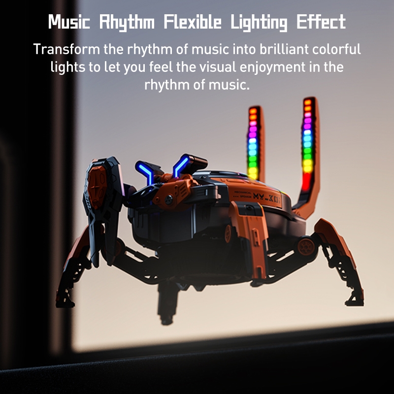  Mechanical RGB Light TWS Wireless Bluetooth Speaker.