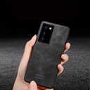 For Samsung Galaxy Note20 SULADA Shockproof TPU + Handmade Leather Protective Case.