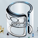 For Samsung Galaxy S21 +5G SULADA Shockproof Plating Silicone Transparent Protective Case.