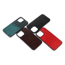 iPhone 13 Pro Crocodile Top Layer Cowhide Leather Case 