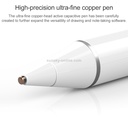 WIWU USB Charging Universal Tablet PC Capacitive Pen Stylus Pen, Compatible with IOS & Android System Devices.