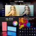 PULUZ LED Full Color RGB Beauty Fill Light Pocket Vlogging Photography Light.