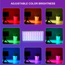 PULUZ LED Full Color RGB Beauty Fill Light Pocket Vlogging Photography Light.