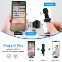 	PULUZ Wireless Lavalier Noise Reduction Reverb Microphones for Type-C Phone, Type-C Receiver and Dual Microphones .