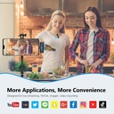 	PULUZ Wireless Lavalier Noise Reduction Reverb Microphones for Type-C Phone, Type-C Receiver and Dual Microphones .