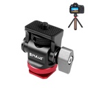 PULUZ Mini 180 Degree Swing Tripod Ball Head Cold Shoe Mount Adapter.