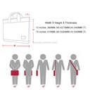 Cartinoe Realshine Series 15 inch Fashion Dual-color Polyester Laptop Bag with Handle & Shoulder Strap.