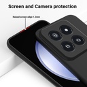 For Xiaomi 14 Pro Solid Color Liquid Silicone Dropproof Full Coverage Phone Case.