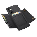 For Samsung Galaxy A15 4G Double Buckle Card Slots Magnetic Phone Case.
