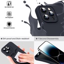 	For iPhone 13 Pro Microfiber Liquid Silicone Shockproof Phone Case.