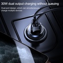 JOYROOM  30W Mini PD+QC3.0 Dual-port Smart Car Charger .