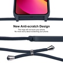 iPhone 13 Crossbody Lanyard Liquid Silicone Case.