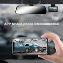 3 inch Car Ultra HD Driving Recorder, Double Recording + GPS + WIFI + Gravity Parking Monitoring + Lane Deviation Warning.