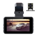 3 inch Car Ultra HD Driving Recorder, Double Recording + GPS + WIFI + Gravity Parking Monitoring + Lane Deviation Warning.