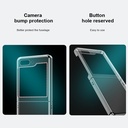 For Samsung Galaxy Z Flip4 5G Transparent PC Flip Phone Case 