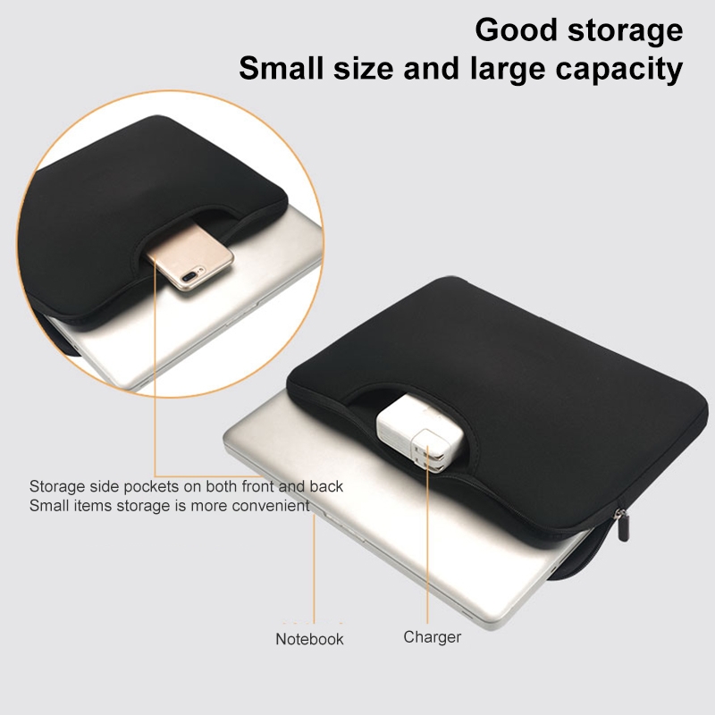 13.3 inch Portable Air Permeable Handheld Sleeve Bag for MacBook Air / Pro, Lenovo and other Laptops.