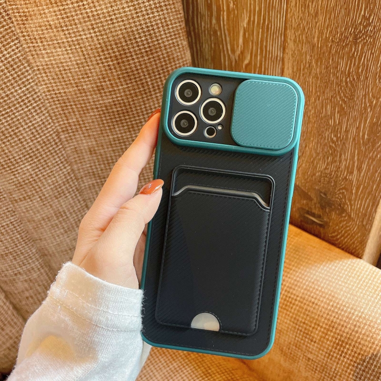iPhone 13 Sliding Camshield Card TPU+PC Case
