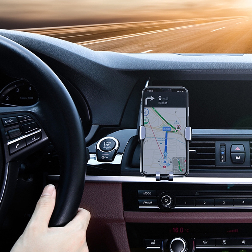 Universal Metal Gravity Car Phone Holder.
