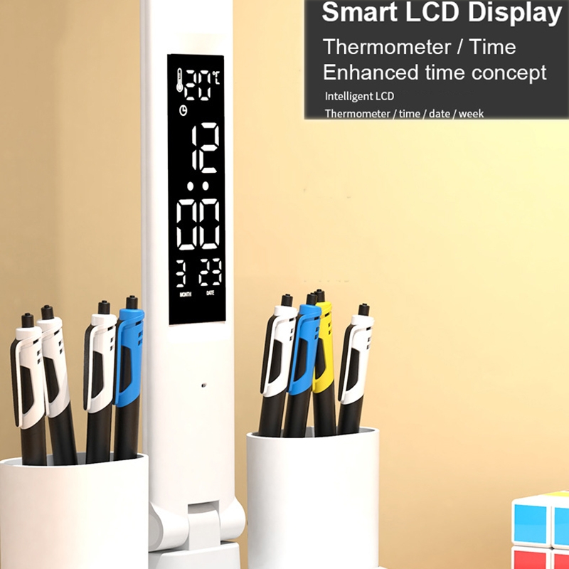 LED Intelligent Digital Display Foldable Desk Lamp,