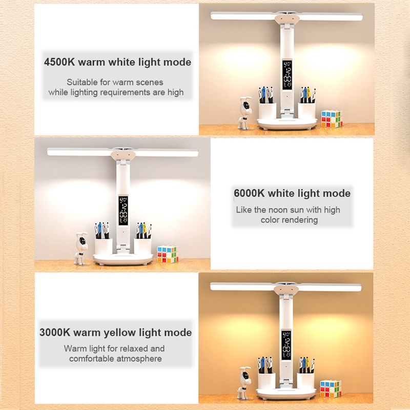 LED Intelligent Digital Display Foldable Desk Lamp,
