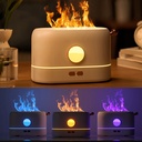 Desktop Simulation Flame Aroma Diffuser Humidifier,3 Colours Light.