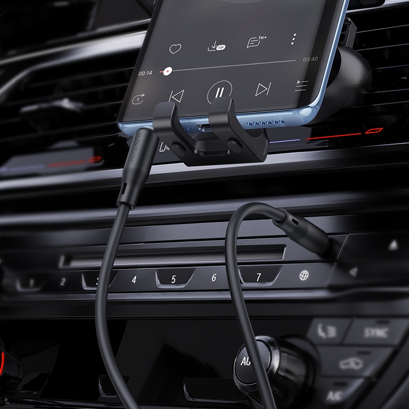 Borofone  AUX Silicone Audio Cable, 3.5mm to 3.5mm Cable.