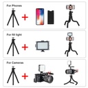 PULUZ Mini Octopus Flexible Tripod Holder with Ball Head .