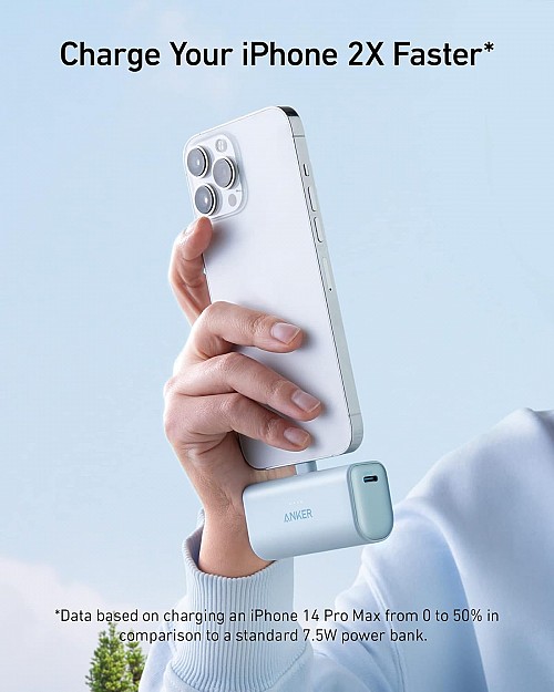 Anker Mobile Powerbank 5000 621 Built-In Lightning Connector.
