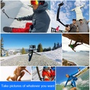 PULUZ Selfie-stick Extension Monopod for GoPro, Insta360 ONE R, DJI Osmo Action and Other Action Cameras.