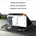 Car Mobile Phone Holder Carbon Fiber Pattern Silicone Dashboard Holder.