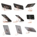 Folding And Sticking Zinc Alloy Mobile Phone Ring Holder Car Magnetic Ring Buckle.