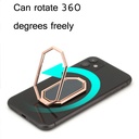 Folding And Sticking Zinc Alloy Mobile Phone Ring Holder Car Magnetic Ring Buckle.