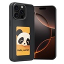 For iPhone 16 Pro Max Four-Color E-ink Screen NFC DIY Phone Case.