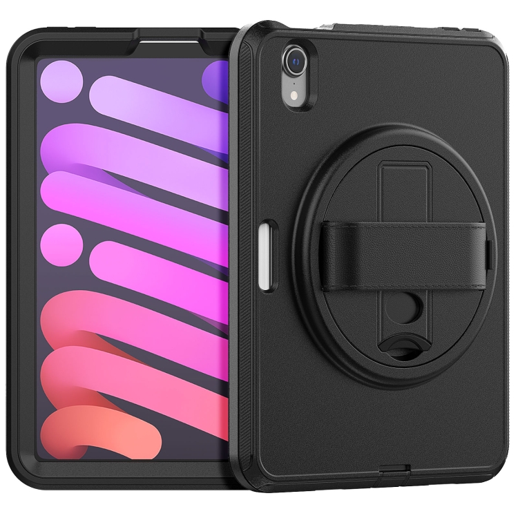 [00-752] For iPad mini /4/5/6 Shockproof TPU + PC Tablet Case. (Black)