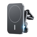 Magsafe Magnetic Car Air Outlet Wireless Charger with LED Indicator.
