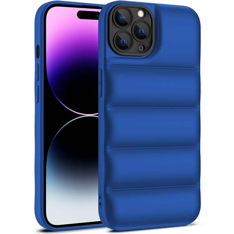 For iPhone 15 Pro Max Eiderdown Airbag Shockproof Phone Case.