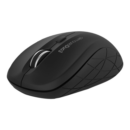 Alcatroz AIRMOUSE DUO 3 Wireless/BT Silent Mouse Black.