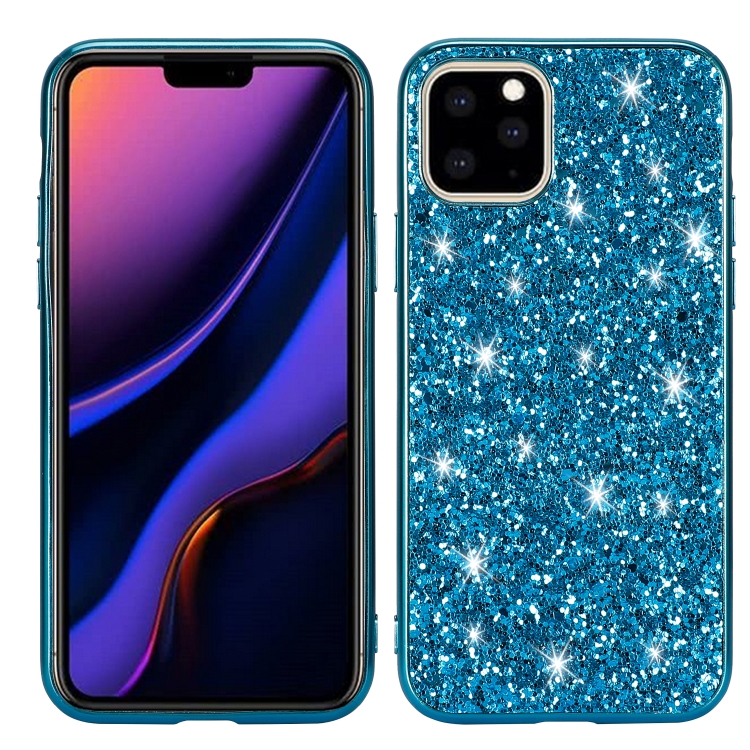Glitter Powder Shockproof TPU Protective Case for iPhone 11 Pro.