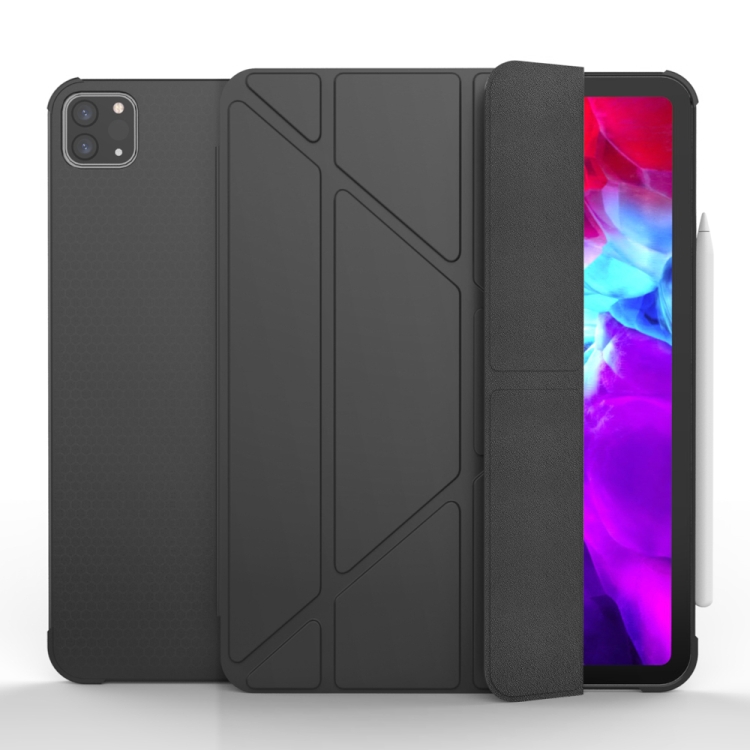 Multi-folding TPU Leather Tablet Case for iPad Pro 11 2022 / 2021 / 2020 / 2018 .