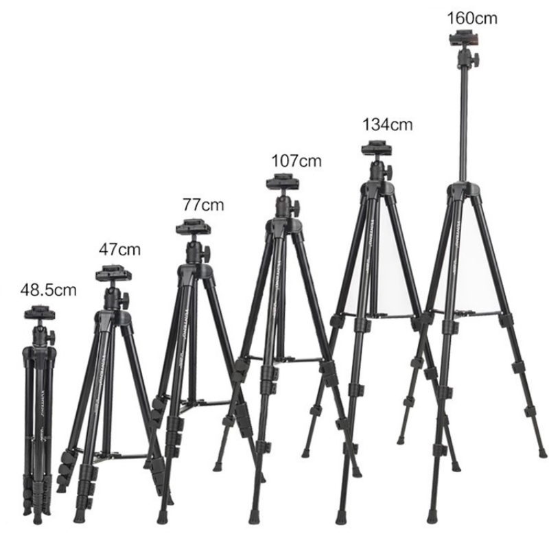YUNTENG VCT-580 DSLR Camera Telescopic Tripod Mount with 1 / 4 Screw .