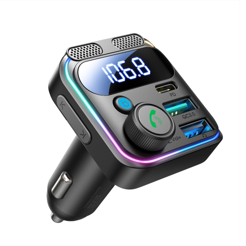 JOYROOM  48W Dual-Mic Car Wireless FM Transmitter.