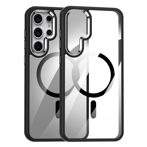 For Samsung Galaxy S24 Ultra 5G MagSafe Anti-fingerprint Highly Transparent PC Phone Case.